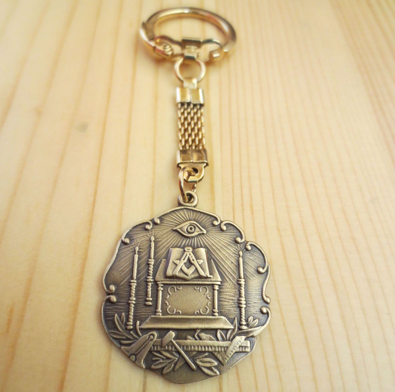 Masonic Tools Lodge Key Chain - Bricks Masons