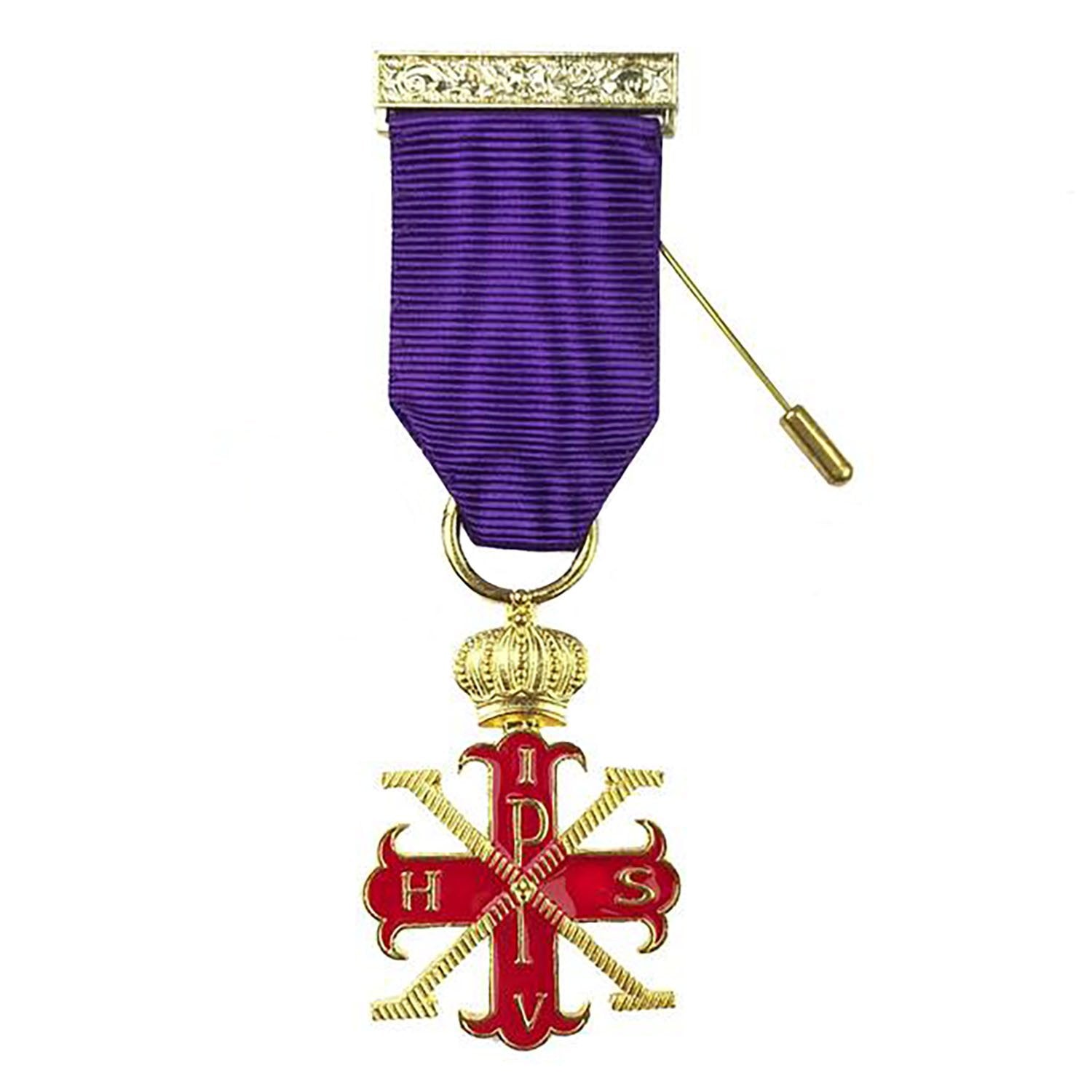 Red Cross of Constantine Sovereigns Breast Jewel - Bricks Masons