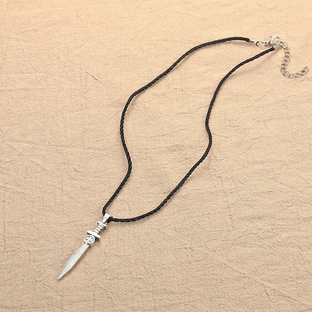 Knights Templar Commandery Necklace - Medieval Sword Symbol - Bricks Masons