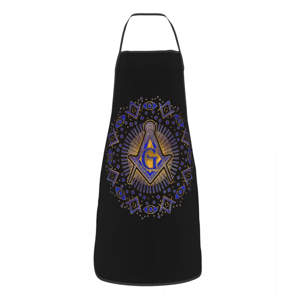 Master Mason Blue Lodge Kitchen Apron - Square and Compass G