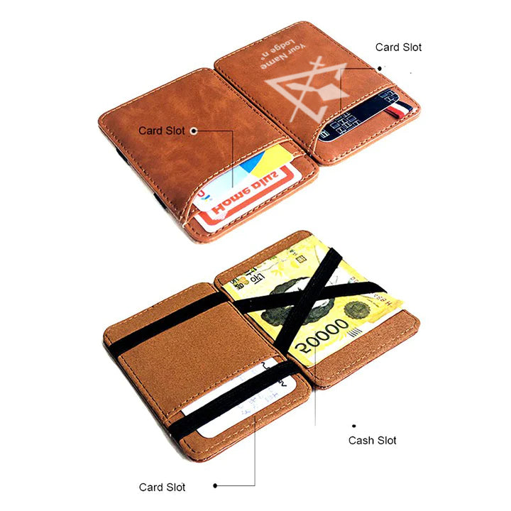 Council Wallet - Black & Brown - Bricks Masons