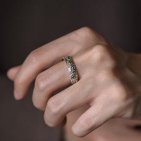 Eye Of Providence Ring - Adjustable 925 Sterling Silver - Bricks Masons