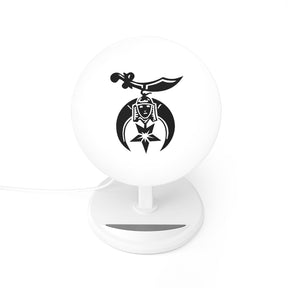 Shriners Wireless Charger - White - Bricks Masons