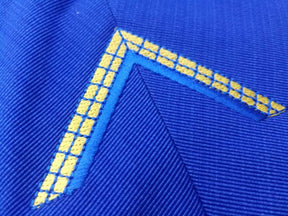 Immediate Past Master Blue Lodge Collar - Royal Blue - Bricks Masons