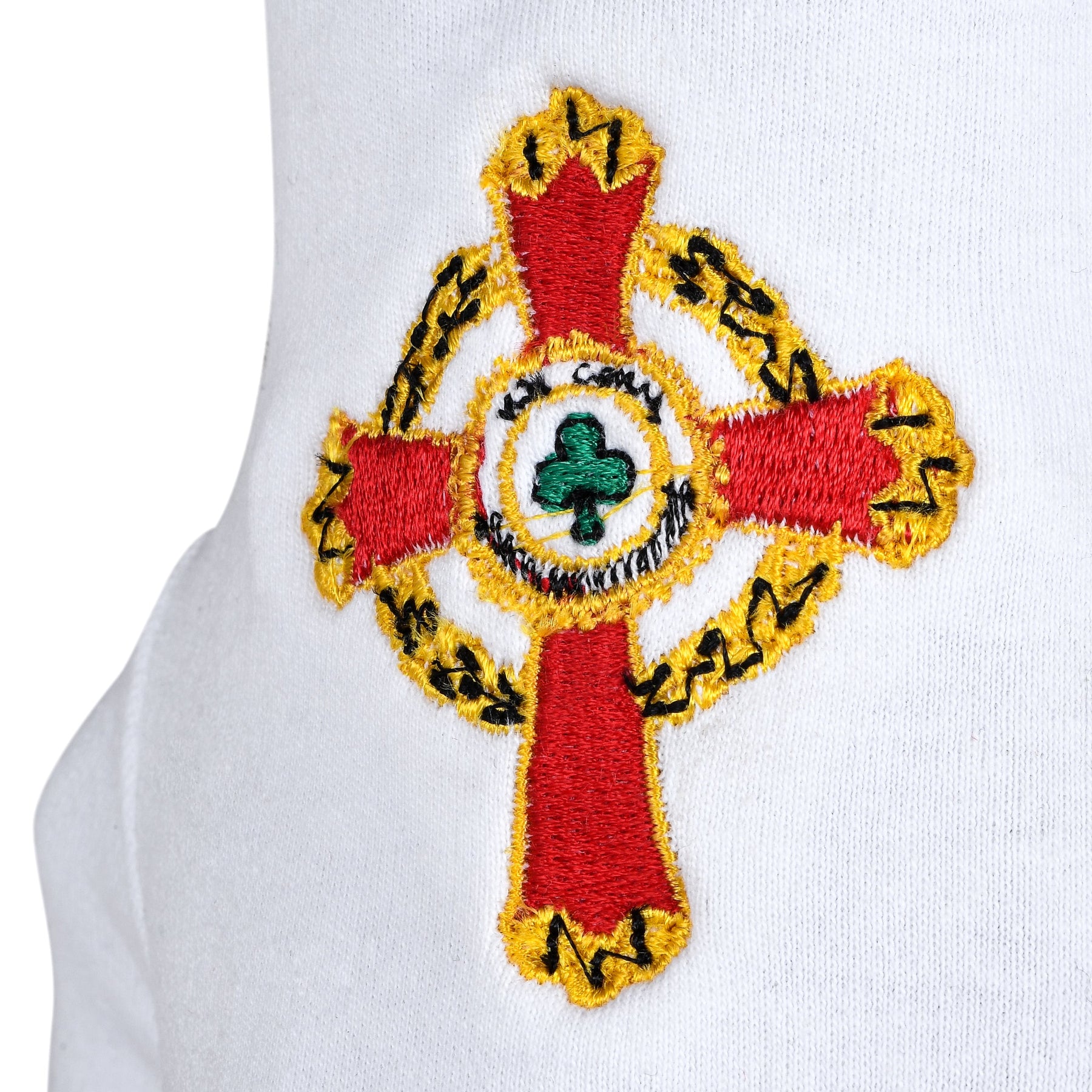 33rd Degree Scottish Rite Glove - White Pure Cotton - Bricks Masons