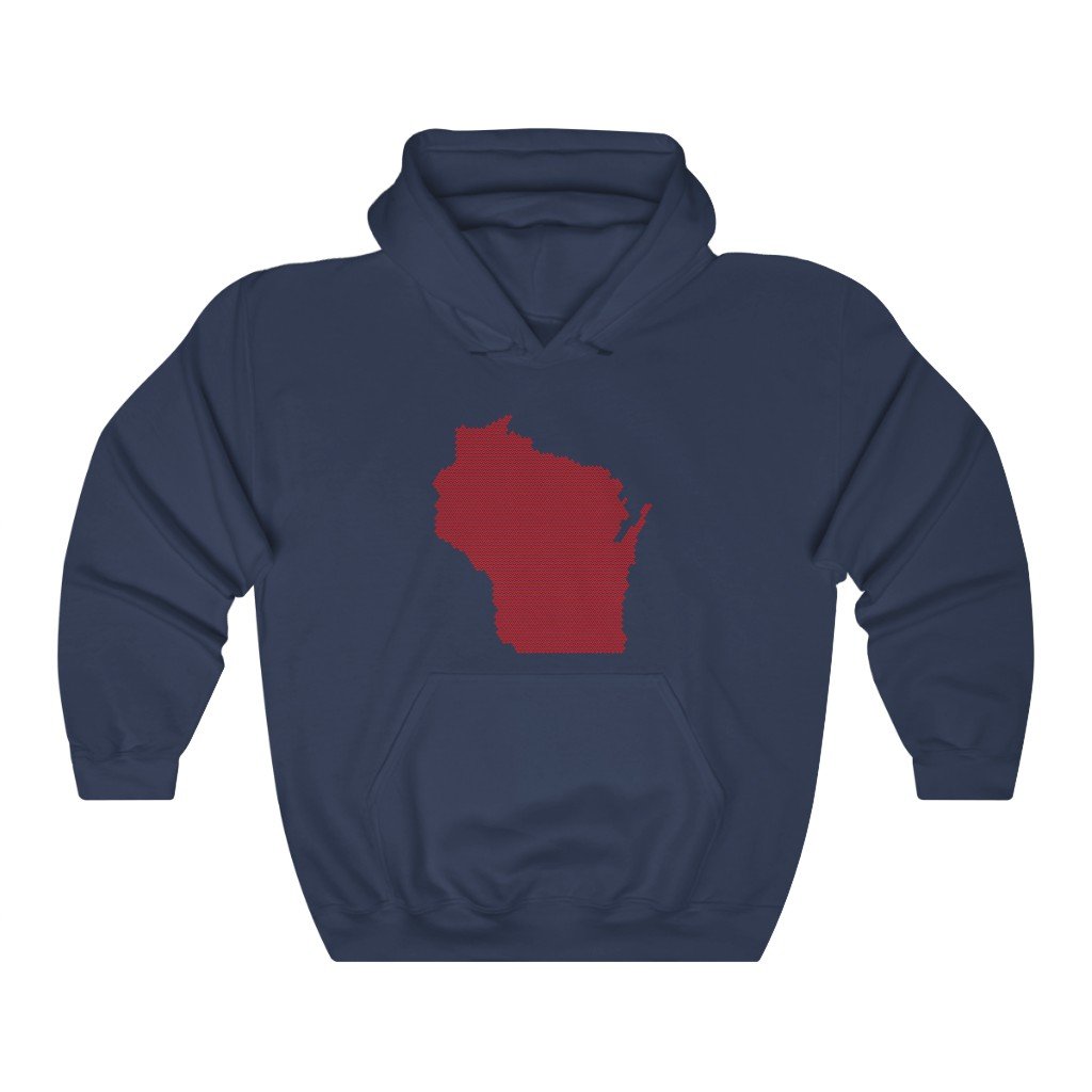 Masonic Hoodie - WISCONSIN State - Bricks Masons