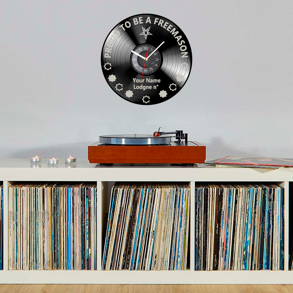 OES Clock - Vinyl Record - Bricks Masons