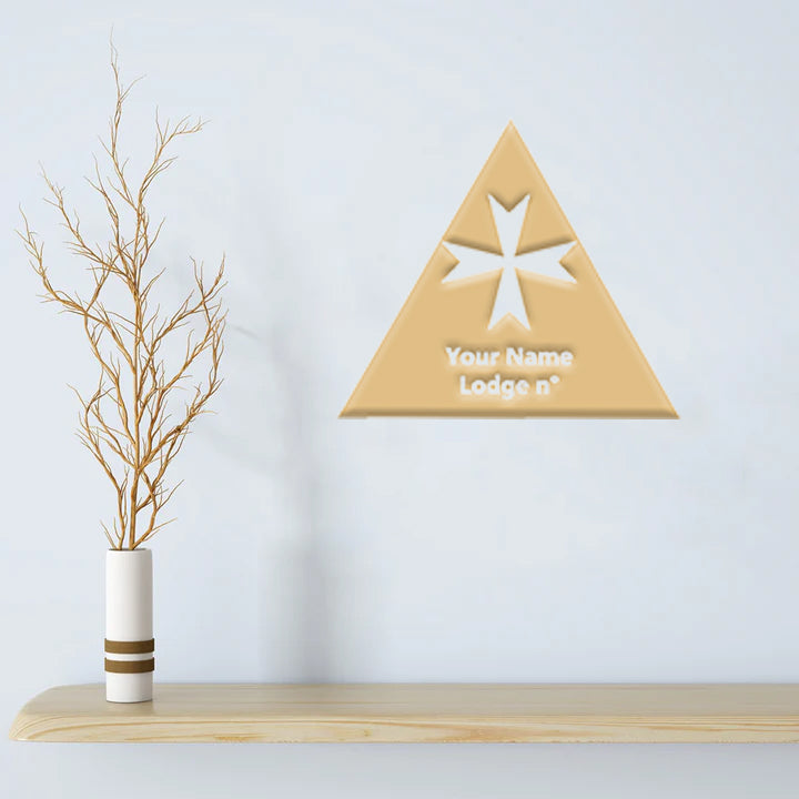 Order Of Malta Commandery Wall Monograms - Various Sizes - Bricks Masons