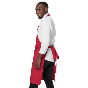 Order Of Malta Commandery Kitchen Apron - Various Cotton Colors - Bricks Masons