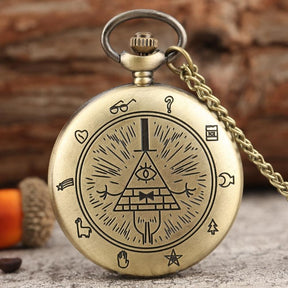 Eye Of Providence Pocket Watch - Bill Cipher Gravity Falls (3 available colors) - Bricks Masons