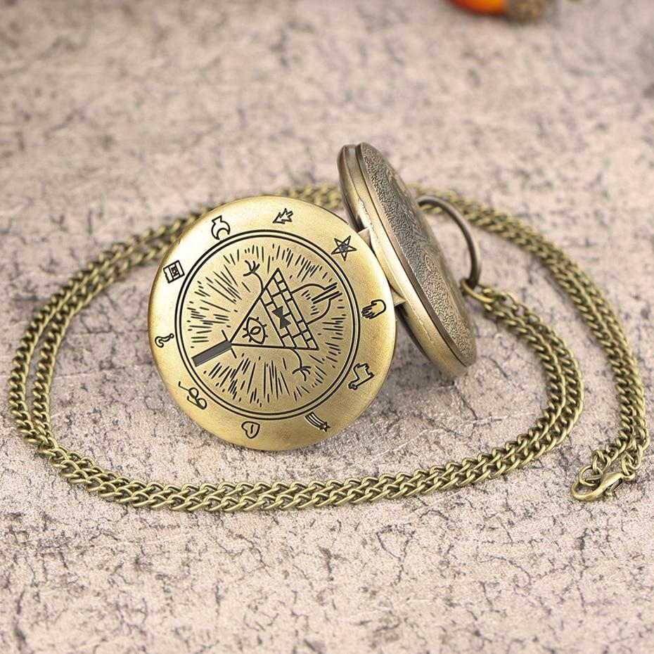 Eye Of Providence Pocket Watch - Bill Cipher Gravity Falls (3 available colors) - Bricks Masons