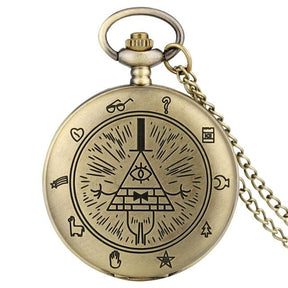 Eye Of Providence Pocket Watch - Bill Cipher Gravity Falls (3 available colors) - Bricks Masons