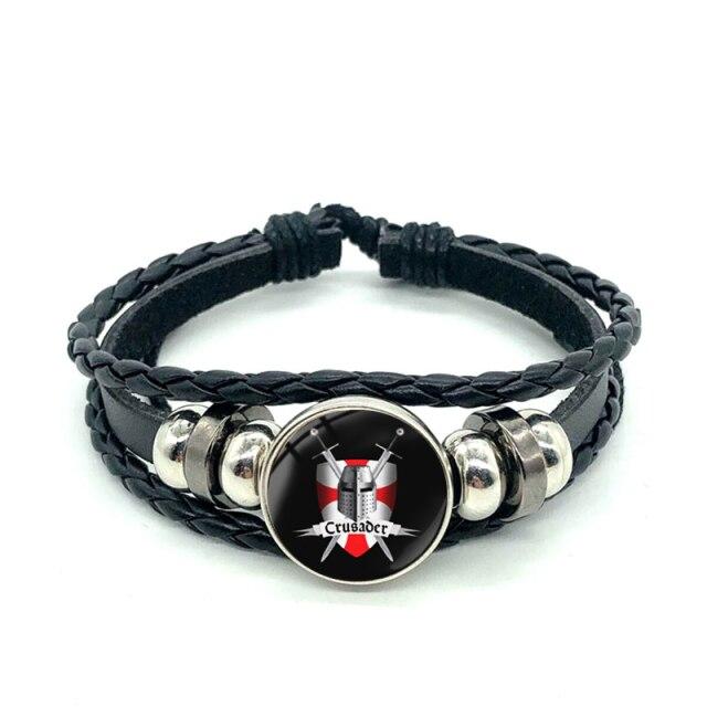 Knights Templar Commandery Bracelet - (12 designs) - Bricks Masons