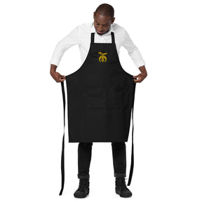 Shriners Kitchen Apron - Various Organic Cotton Colors - Bricks Masons