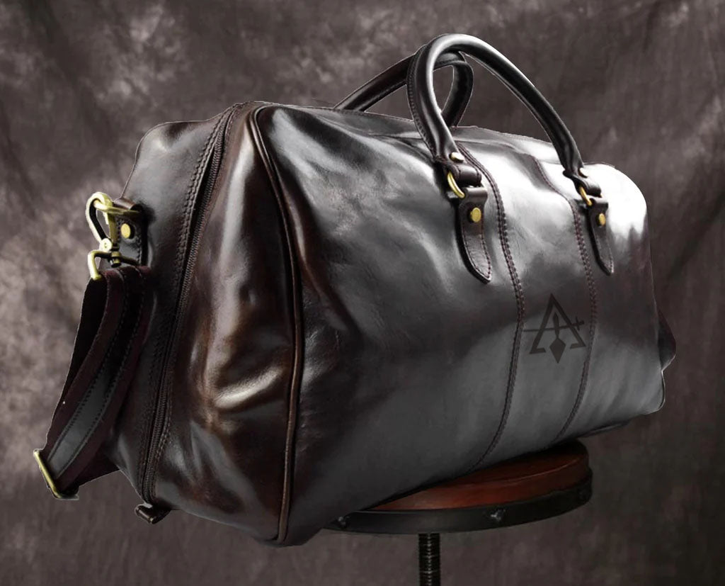 Council Travel Bag - Genuine Leather - Bricks Masons