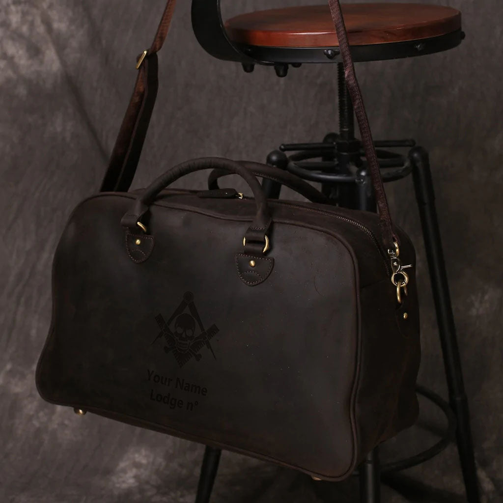 Widows Sons Travel Bag - (Dark Brown/Camel) - Bricks Masons