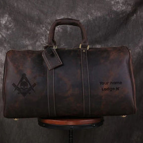 Widows Sons Travel Bag - Genuine Vintage Leather - Bricks Masons