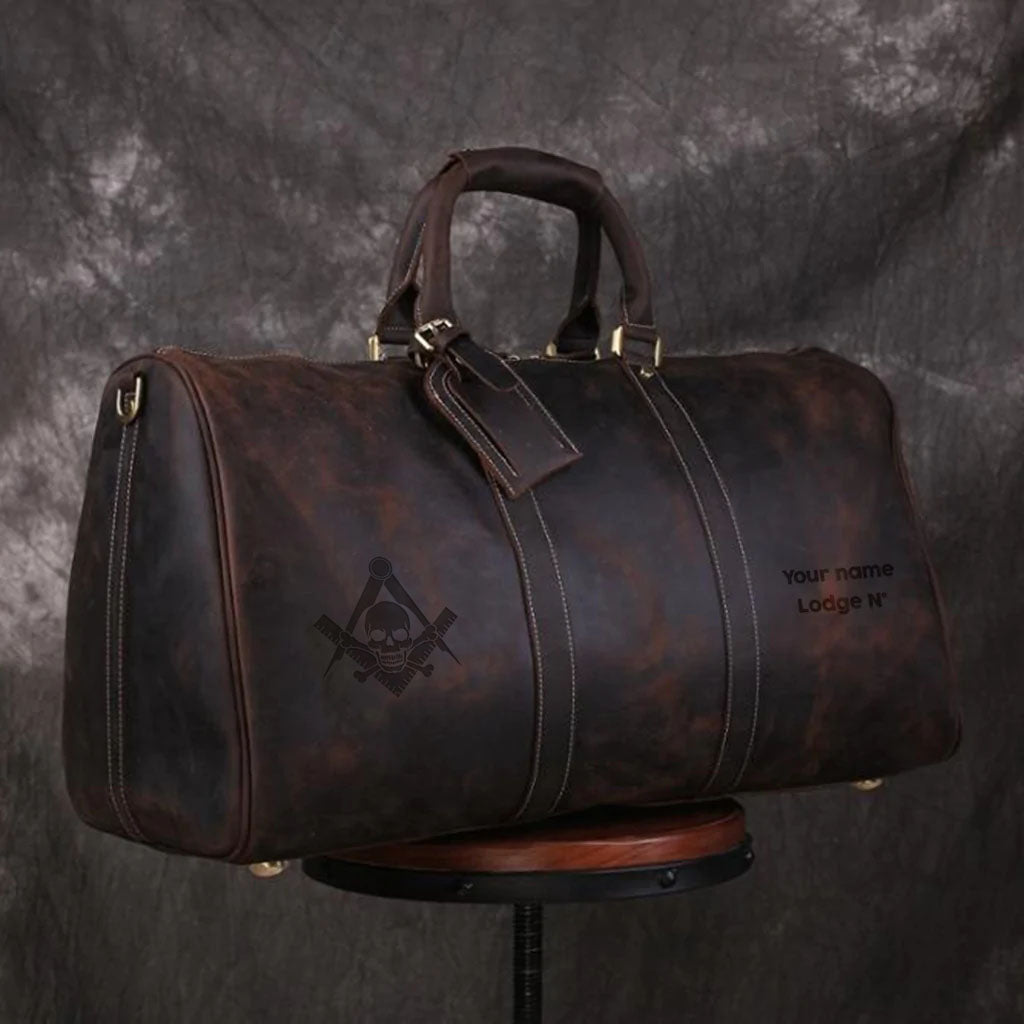 Widows Sons Travel Bag - Genuine Vintage Leather - Bricks Masons