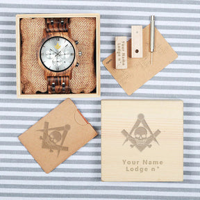 Widows Sons Wristwatch - Various Wood Colors - Bricks Masons