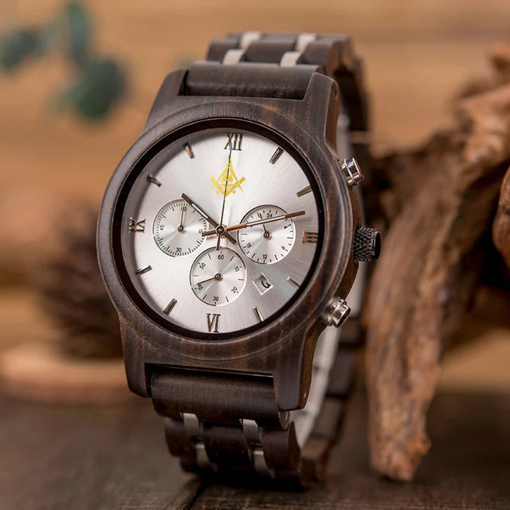 Widows Sons Wristwatch - Various Wood Colors - Bricks Masons