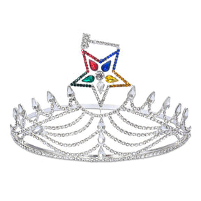 Worthy Matron OES Crown - Silver - Bricks Masons
